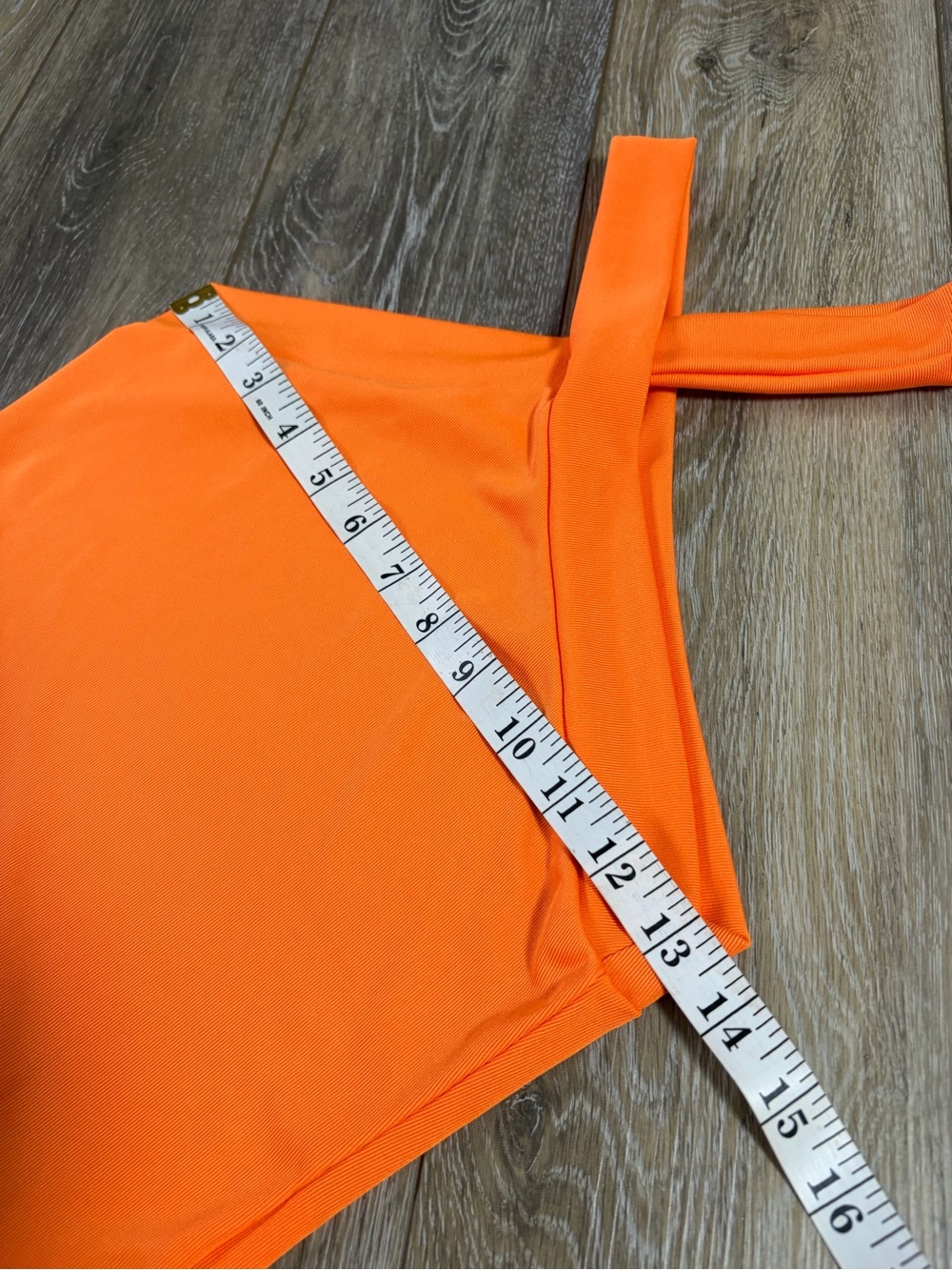 Orange Criss-Cross Halter Top - Picture 4 of 4
